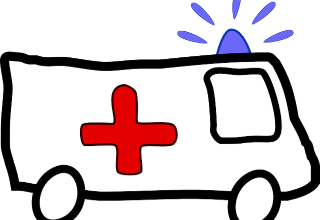 dessin d'une ambulance