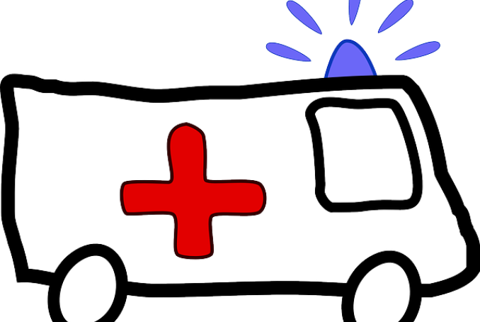 dessin d'une ambulance