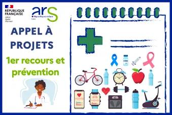 logo ars - medecin qui prescrit des actes de preventioncomme le depistage du cancer, la vaccination, le sport et une alimentation saine