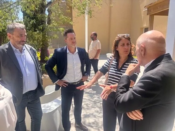 la DG ARS visite l'Ehpad de Porto-vecchio