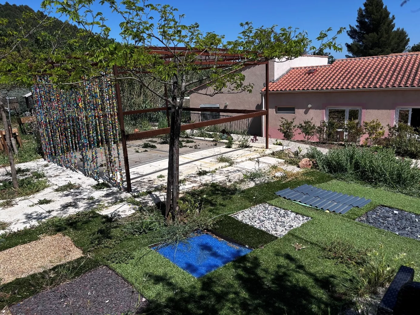 jardin aménagé